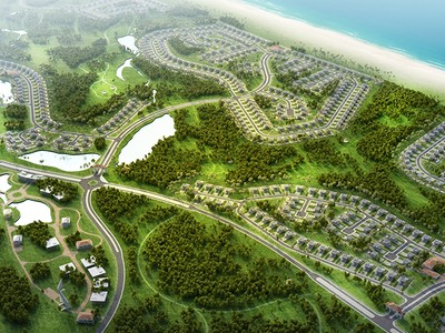 Phối cảnh Tổ hợp dự án FLC Quảng Bình.