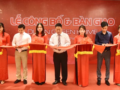 Lễ cắt băng khánh thành và bàn giao dự án Green Home.