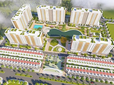 Phối cảnh dự án Nhà ở xã hội Nhơn Bình.