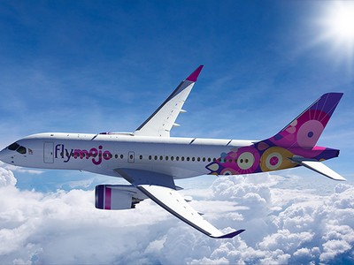 Máy bay Bombardier C100 của Flymojo