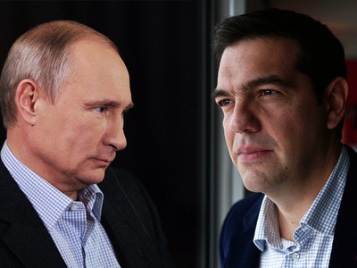 Tổng thống Nga Putin và Thủ tướng Hy Lạp Tsipras 