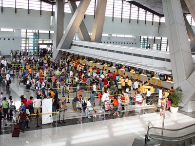 Sân bay tại Manila đã hoạt động hết công suất