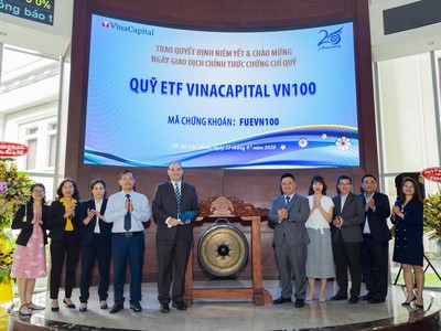 Quỹ ETF Vinacapital VN100 niêm yết chứng chỉ quỹ FUEVN100