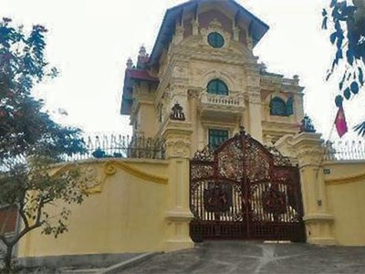 Biệt thự của ông Khâm tại Thái Nguyên (Ảnh Vietnamnet)