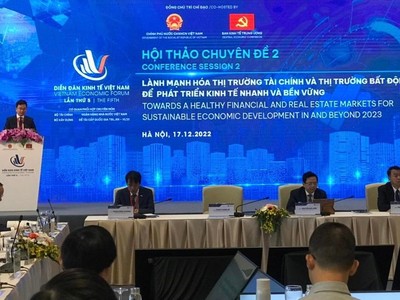 Ông Phạm Thanh Hà, Phó Thống đốc Ngân hàng Nhà nước Việt Nam phát biểu tại Hội thảo