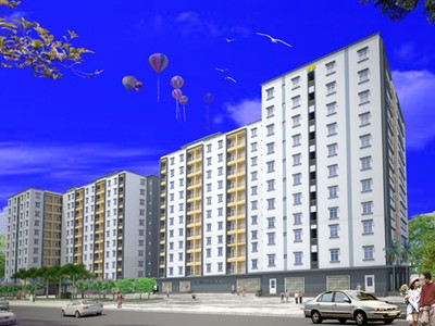 HUD4 khởi công xây dựng 400 căn nhà ở xã hội tại Thanh Hóa