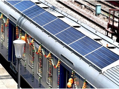 Tàu hỏa chạy bằng năng lượng mặt trời đầu tiên trên thế giới