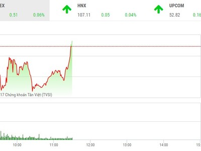 Phiên sáng 15/11: VNM trở lại, cứu nguy cho VN-Index