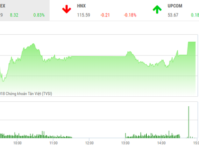 Phiên chiều 24/9: Dòng bank đuối sức, VN-Index vẫn thẳng tiến qua ngưỡng 1.010 điểm