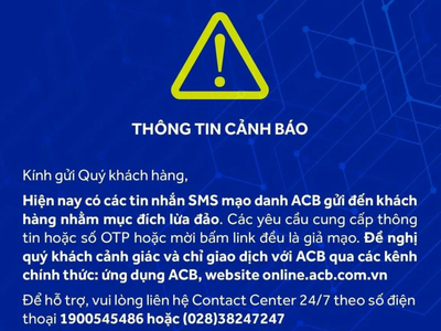 Các ngân hàng khuyến cáo hình thức giả mạo lừa đảo khách hàng cuối năm