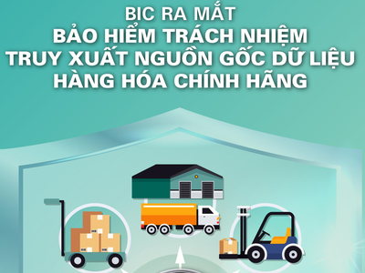 BIC ra mắt bảo hiểm trách nhiệm truy xuất nguồn gốc dữ liệu hàng hóa chính hãng