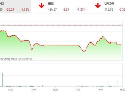 Giao dịch chứng khoán chiều 14/3: VN-Index bốc hơi hơn 20 điểm, nhóm phân bón và vận tải biển la liệt sàn