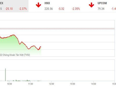 Giao dịch chứng khoán sáng ngày 21/10: Tiền nhiều hơn, thị trường vẫn giảm mạnh
