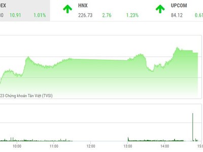Thị trường chứng khoán thăng hoa, cổ phiếu VIB thiết lập kỷ lục