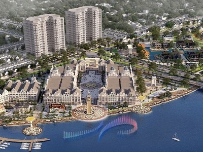 Phối cảnh Dự án Khu đô thị sinh thái Bắc Đầm Vạc Vĩnh Phúc