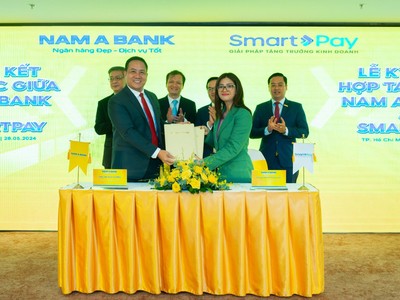 Nam A Bank (NAB) bắt tay SmartPay đẩy mạnh kinh doanh cho khách hàng