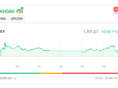 VN-Index vượt mốc 1.700 điểm, nhiều cổ phiếu nhỏ nổi sóng