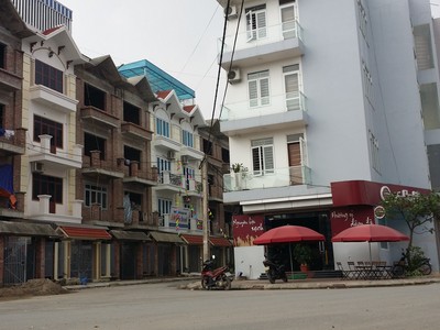 Một phần dự án thuộc khu nhà liền kề đã bàn giao cho khách hàng.