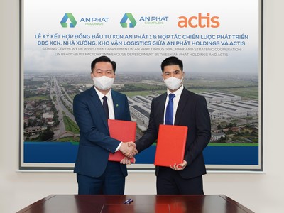 Quỹ đầu tư Anh quốc hợp tác chiến lược với An Phát Holdings trong lĩnh vực bất động sản công nghiệp