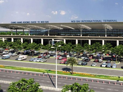 Cảng hàng không quốc tế Nội Bài.