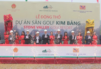 Động thổ dự án sân Golf Kim Bảng – Stone Valley