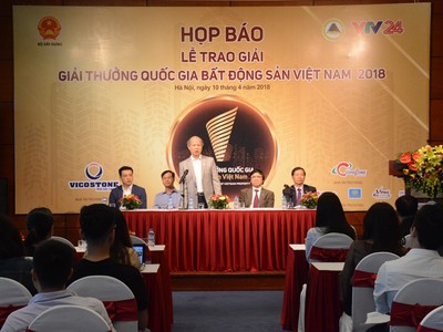 Sắp diễn ra lễ trao giải Giải thưởng Quốc gia Bất động sản Việt Nam 2018