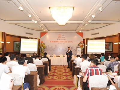 Toàn cảnh Roadshow Hải Phát Invest tại Hà Nội ngày 27/6/2018.