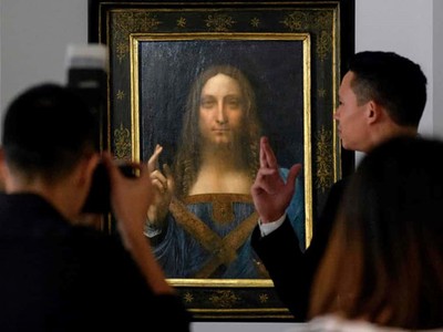 Bức họa "Đấng Cứu thế" của Leonardo da Vinci được bán đấu giá từ ngày 15/11 ở New York, Mỹ
