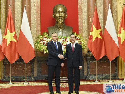  Chùm ảnh: Lễ đón trọng thể Tổng thống Cộng hòa Ba Lan