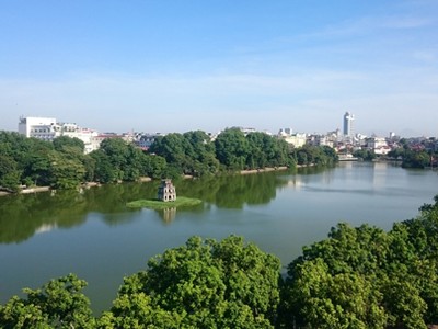 Hồ Hoàn kiếm được nạo vét và hoàn thành trước Tết Nguyên đán 2018