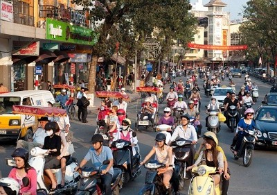 Đường phố Hà Nội. Ảnh: SCMP.