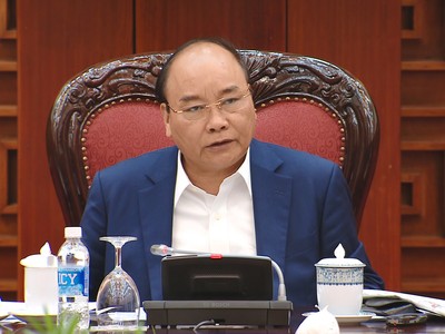 Thủ tướng phát biểu tại cuộc họp. Ảnh: VGP