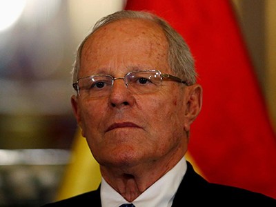 Tổng thống Peru Kuczynski. Ảnh: Reuters.
