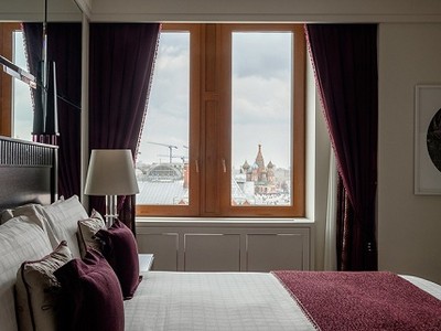 Một phòng khách sạn tại Moscow. Ảnh:TASS.