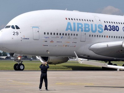 A380 là máy bay chở khách lớn nhất thế giới (Ảnh: Bloomberg)
