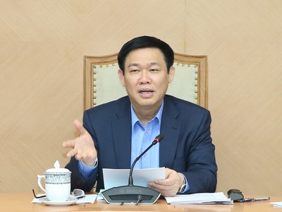 Phó Thủ tướng Vương Đình Huệ chủ trì buổi họp đầu tiên của Tổ công tác 66 (Ảnh: VGP)