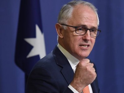 Thủ tướng Australia Malcolm Turnbull. Ảnh: AFP.