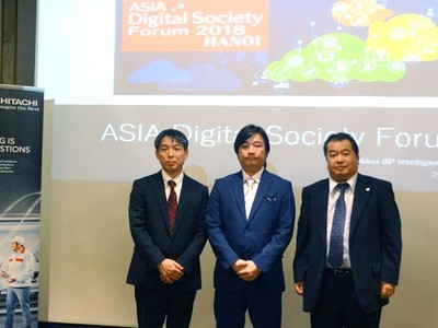 Các diễn giả phía Nhật Bản tham dự diễn đàn