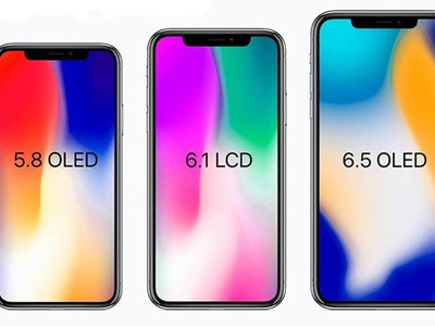 Ngoài hai mẫu iPhone chính, Apple sẽ tung ra iPhone 2018 giá thấp với màn hình LCD.