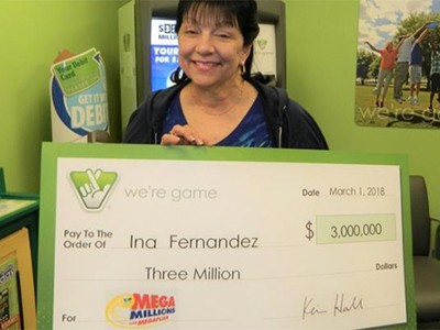 Bà Ina dành nhiều tháng để suy nghĩ về khoản tiền lớn. Ảnh: UPI. 