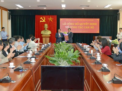 Nhân sự mới Học viện Chính trị Quốc gia Hồ Chí Minh