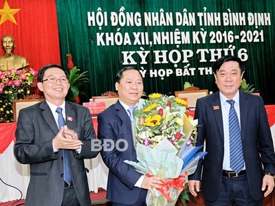 Phê chuẩn Phó chủ tịch UBND tỉnh Bình Định