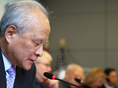 Đại sứ Trung Quốc tại Mỹ Thôi Thiên Khải. Ảnh: Reuters.