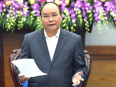Thủ tướng Nguyễn Xuân Phúc. Ảnh: VGP