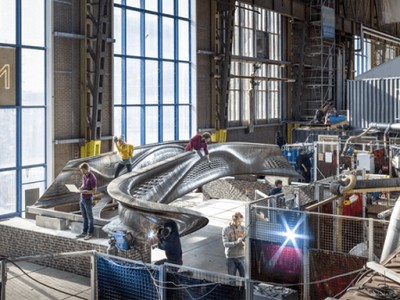 Cầu thép 12,5 mét xây bằng công nghệ in 3D