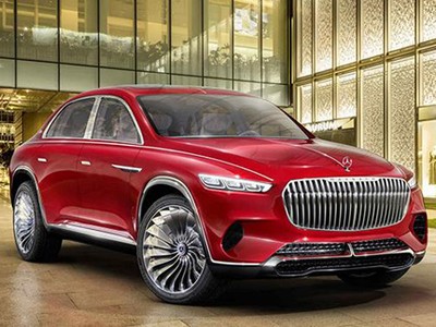 SUV Mercedes-Maybach sẽ xuất hiện tại triển lãm xe Bắc Kinh. Ảnh: Carscoops.