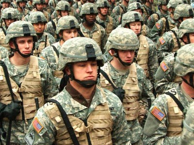 Binh sĩ Mỹ chuẩn bị triển khai tới nước ngoài. Ảnh: US Army.