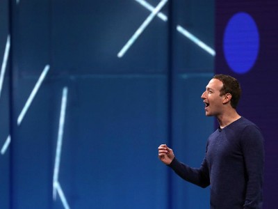 Mark Zuckerberg tại sự kiện F8 Facebook Developers hôm 1/5 ở San Jose, California. Ảnh: AFP