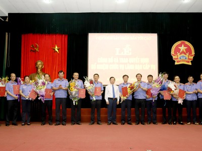 Điều động, bổ nhiệm nhân sự chủ chốt Viện kiểm sát nhân dân tối cao