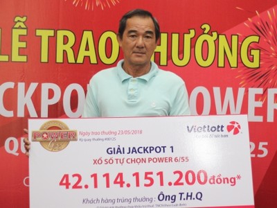 Khách hàng không đeo mặt nạ đến nhận thưởng tại Vietlott chi nhánh Cần Thơ. Ảnh: Phương Đông